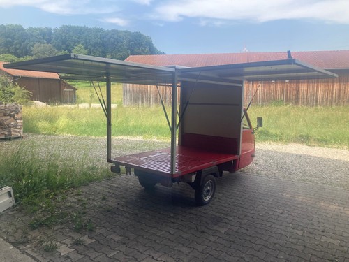 Rote ape mit soldidem - ape, tm