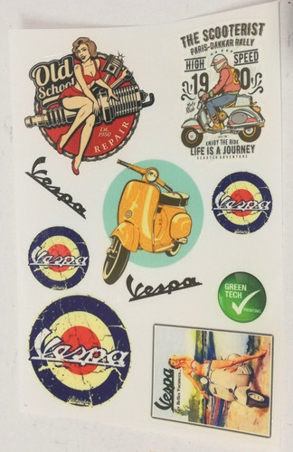 Satz aufkleber moped - satz,